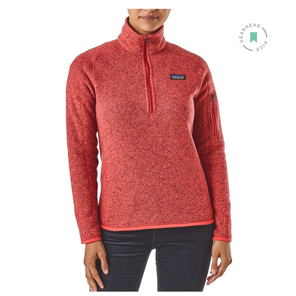 Patagonia Quarter-Zip Better Sweater Tomato